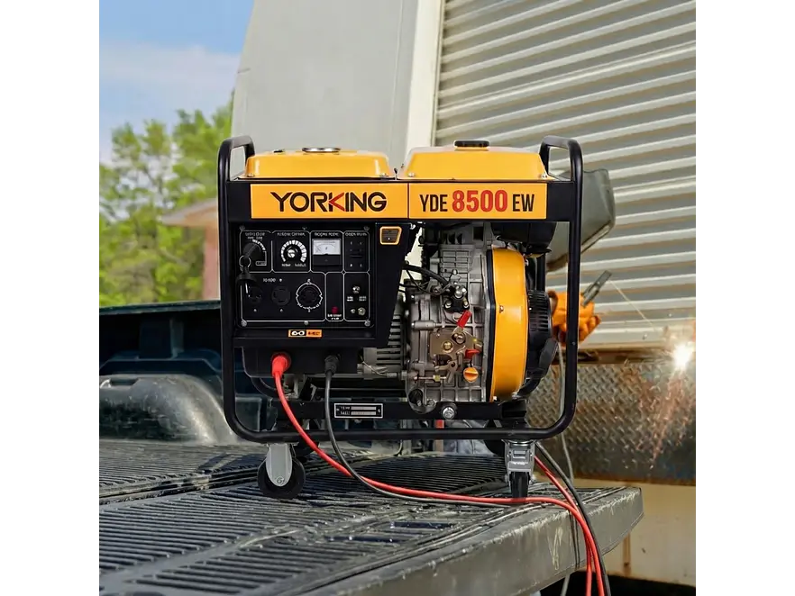 Motosoldadora Diésel YORKING YDE8500EW 220A (3.5 Kw Generador) - Foto 2 | aztools.co