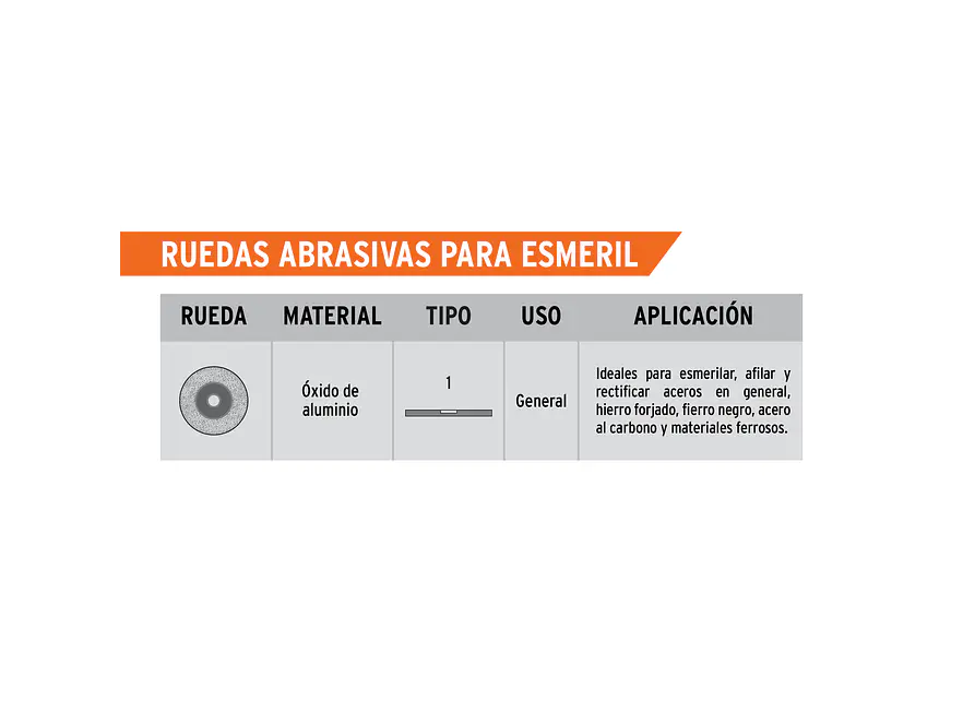 Piedra para esmeril 6