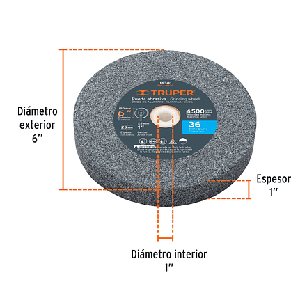 Piedra para esmeril 6