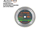 Disco sierra p/plástico 7-1/4', 48 dientes, centro 5/8'