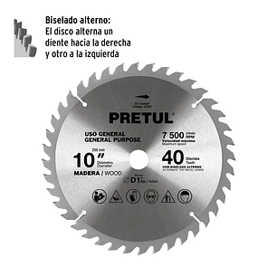 Disco sierra para madera 10