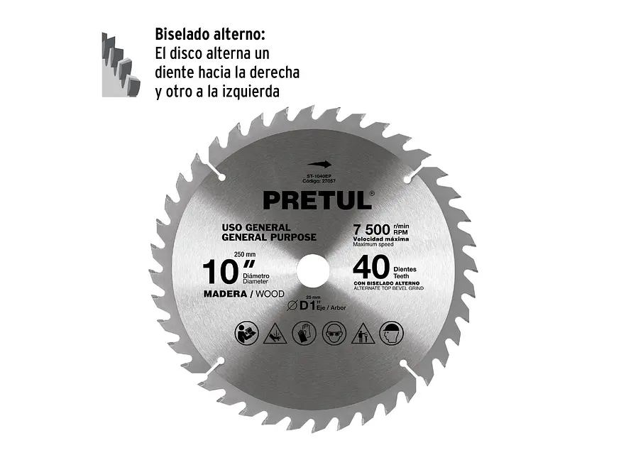 Disco sierra para madera 10