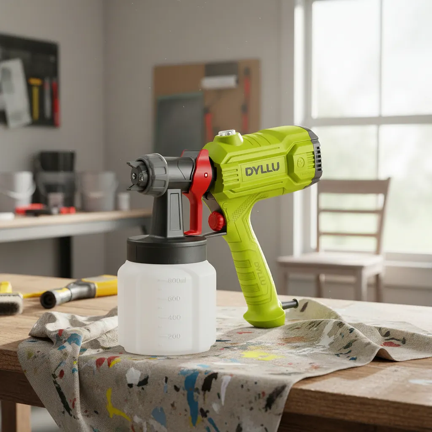 Pistola de Pintar Eléctrica DYLLU UDTEG1A45 450W 800ml - Foto 2 | aztools.co