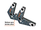 Juego de 2 escuadras Magnéticas Esquiineras Truper 103031, Capacidad 11 kg - Miniatura 2 | aztools.co