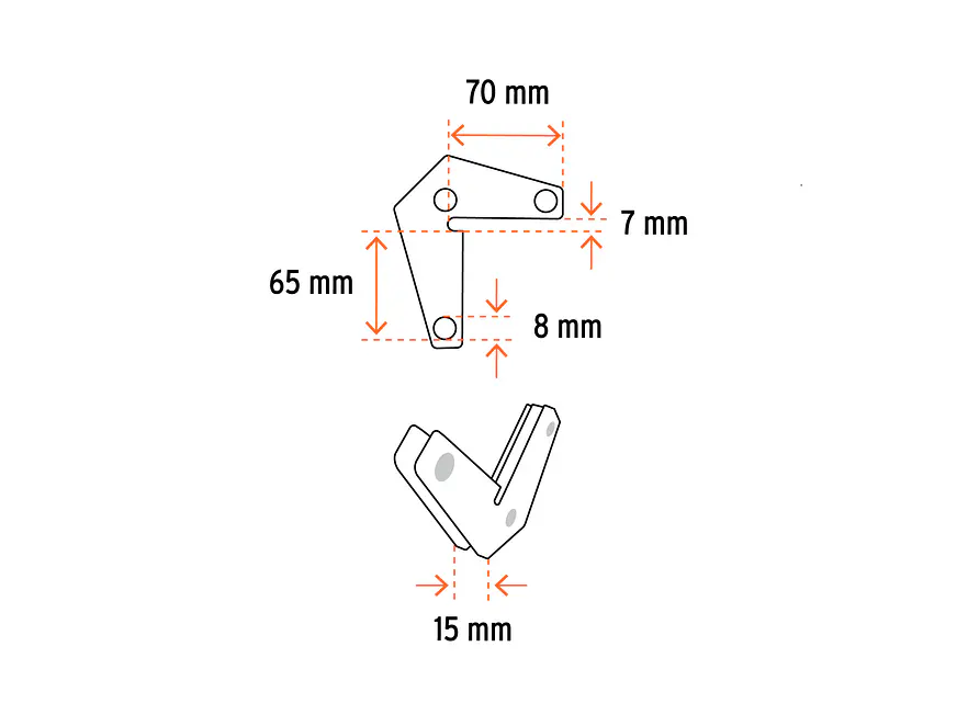 Juego de 2 escuadras Magnéticas Esquiineras Truper 103031, Capacidad 11 kg - Foto 3 | aztools.co