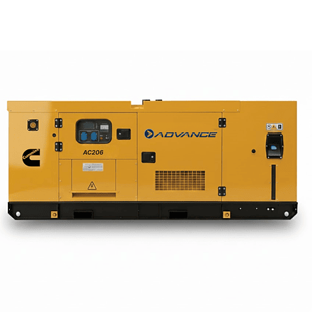 Planta Eléctrica Diésel Advance AC206 150 kW / 206 KVA con Motor Cummins