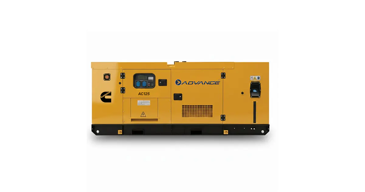 Planta Eléctrica Diésel 125 kVA Advance AC125 Cummins