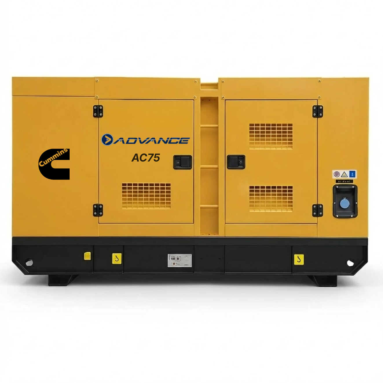 Planta eléctrica diésel 65kVA Bifásica  Advance AC75 Cummins