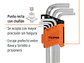 Juego de 7 llaves bristol métricas con organizador Truper 15530 - Miniatura 2 | aztools.co
