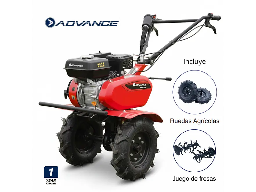 Motoazada ADVANCE AM950G 7HP Gasolina (Ancho 95cm, 2 Adelante/1 Atrás) - Foto 2 | aztools.co