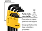 Juego de 10 llaves bristol en pulgadas con organizador, Pretul 21854 - Miniatura 2 | aztools.co