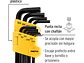 Juego de 10 llaves bristol métricas c/organizador, Pretul 21855 - Miniatura 2 | aztools.co