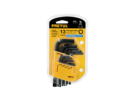 Juego de 13 llaves bristol métricas c/organizador, Pretul 21857 - Foto 4 | aztools.co