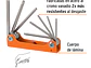 Juego de 8 llaves torx tipo navaja, cuerpo de lámina Truper 15569 - Miniatura 2 | aztools.co