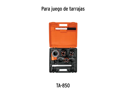 Cabezal para dado para tarrajas de 3/8 hasta 1-1/4