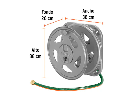 Porta Manguera Truper 10390, Capacidad de 50m - Foto 3 | aztools.co