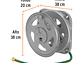 Porta Manguera Truper 10390, Capacidad de 50m - Miniatura 3 | aztools.co