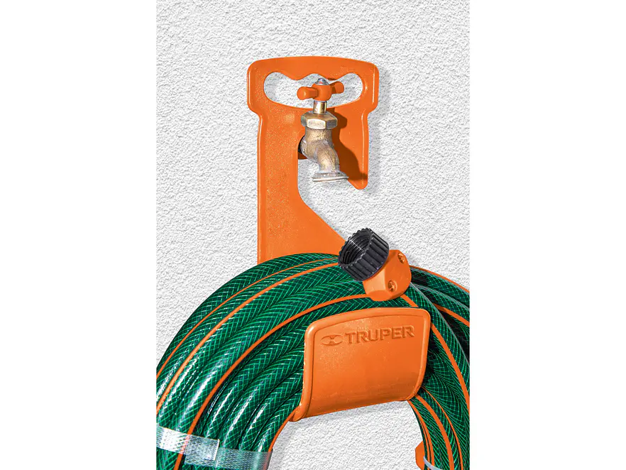 Gancho plástico para manguera de jardín, naranja Truper 100173 - Foto 4 | aztools.co