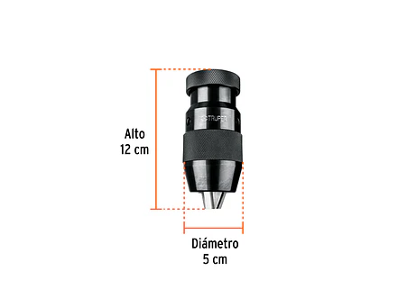 Mandril 5/8' para taladro de piso Truper 15478 - Foto 2 | aztools.co