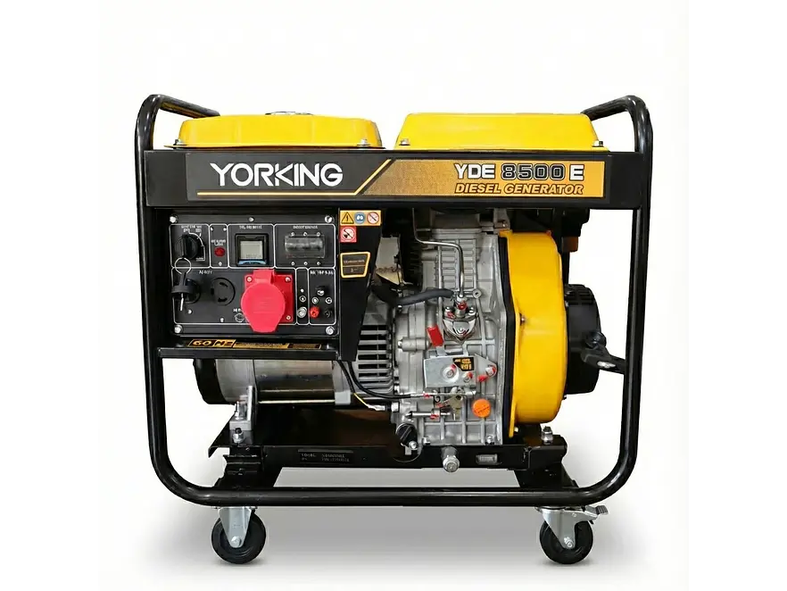 Planta eléctrica diésel bifásica 6.5KW YORKING YDE8500E - Foto 1 | aztools.co