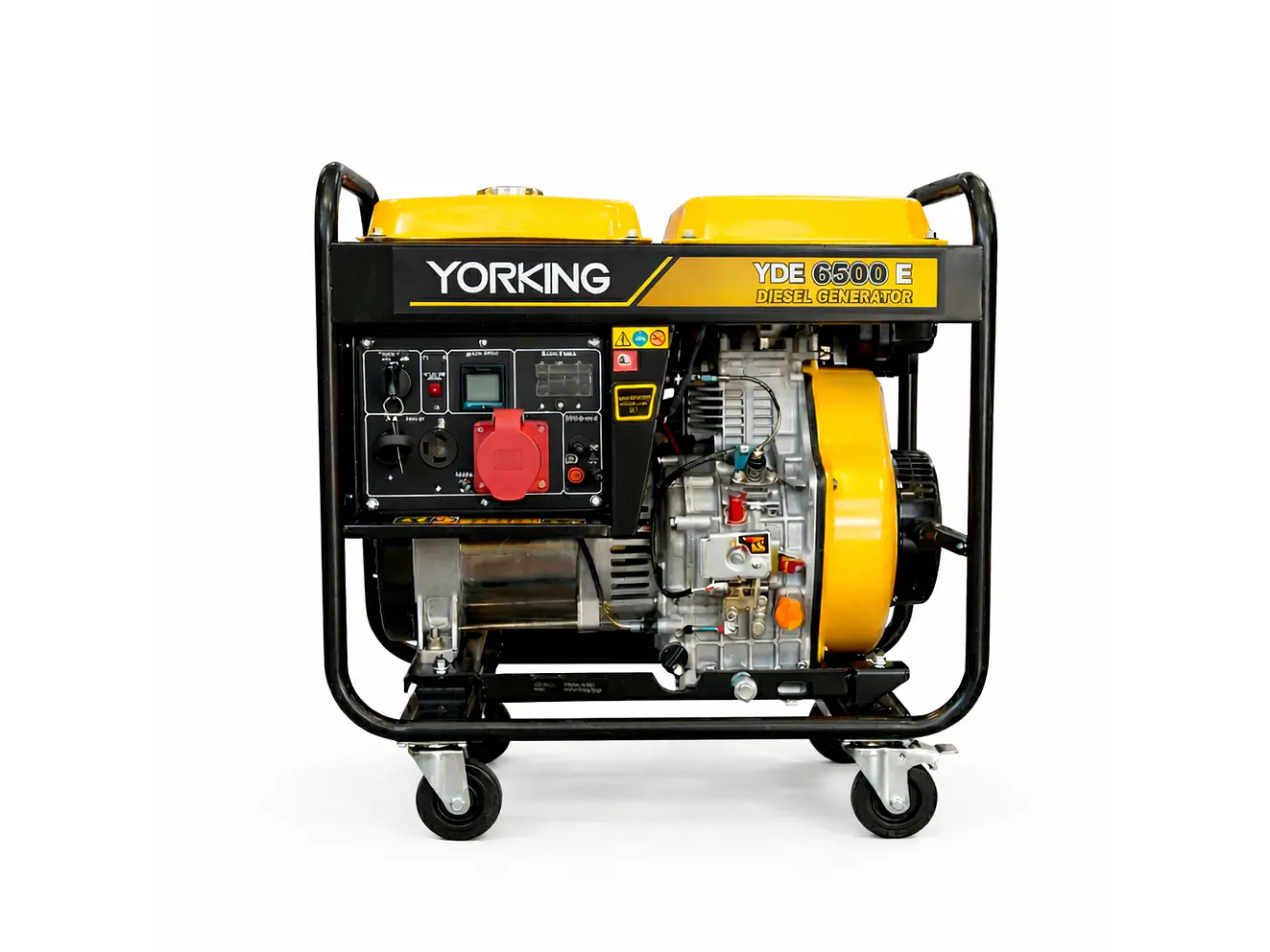 Planta Eléctrica Diésel 5kVA Bifásica YORKING YDE6500E Abierta - Foto 1 | aztools.co