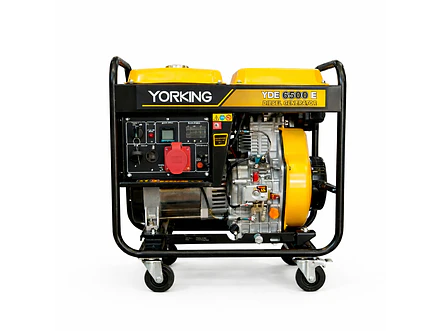 Planta Eléctrica Diésel 5kVA Bifásica YORKING YDE6500E Abierta - Foto 1 | aztools.co