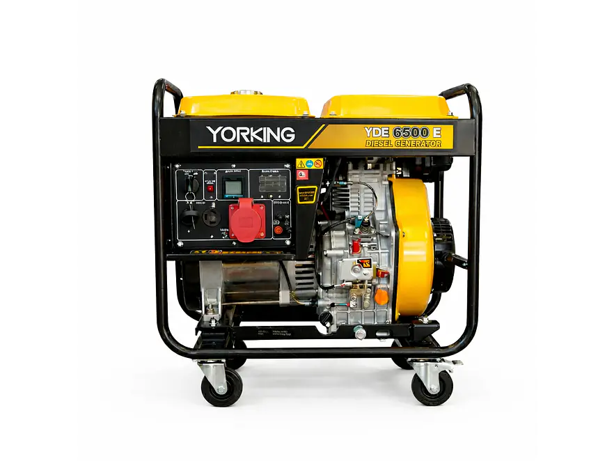 Planta Eléctrica Diésel 5kVA Bifásica YORKING YDE6500E Abierta - Foto 1 | aztools.co