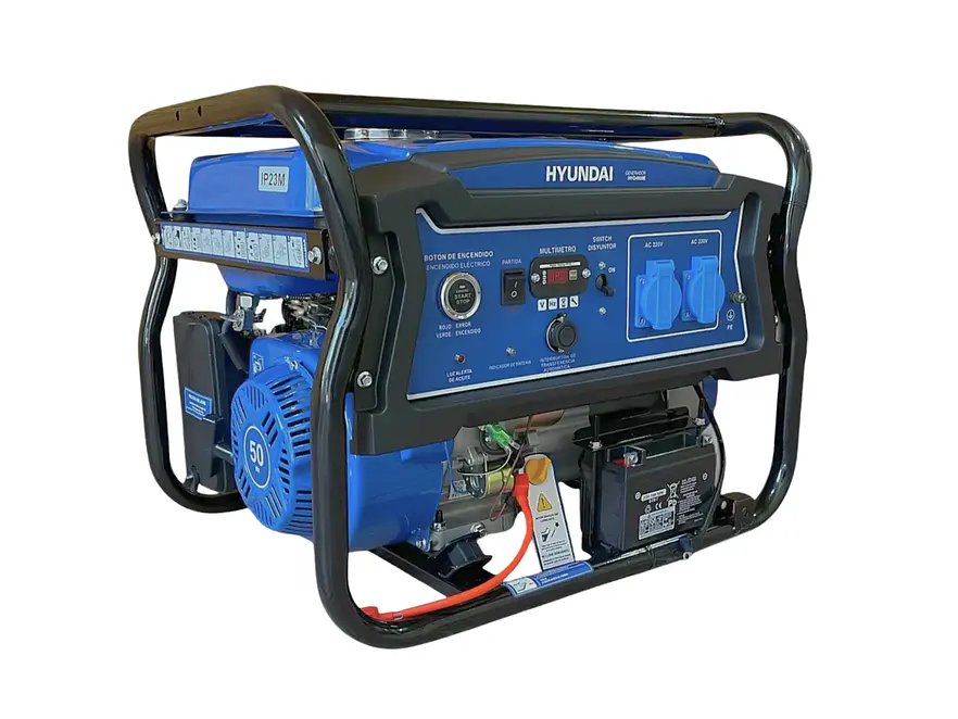 Generador Eléctrico Hyundai HYDG4950E, 4000W, a Gasolina Monofásica - Foto 2 | aztools.co