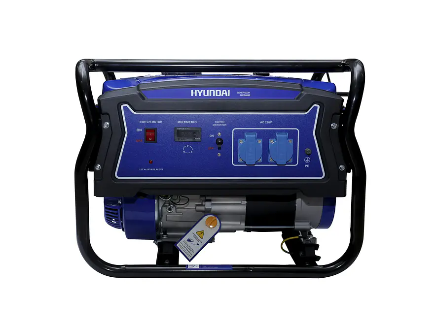 Generador Eléctrico Hyundai HYDG4050E, 3000W, a Gasolina Monofásica - Foto 1 | aztools.co