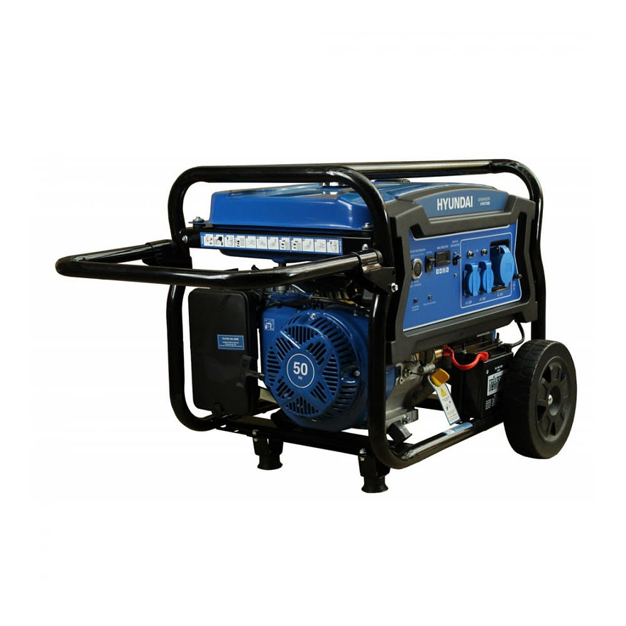 Generador Eléctrico HYUNDAI HYDGT9250E 7500W Trifásica 1