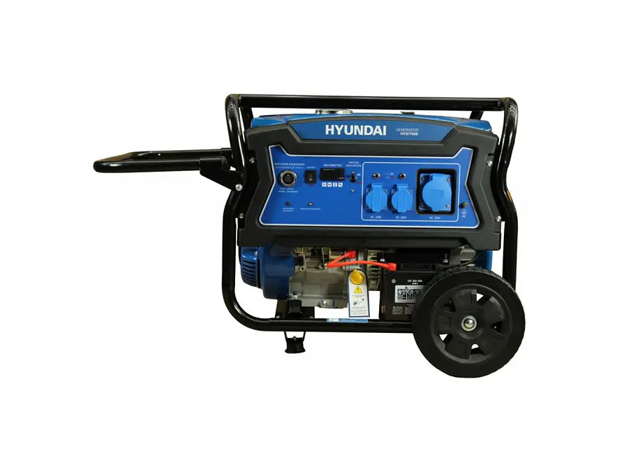 Generador Eléctrico HYUNDAI HYDGT9250E 7500W Trifásica - Foto 3 | aztools.co