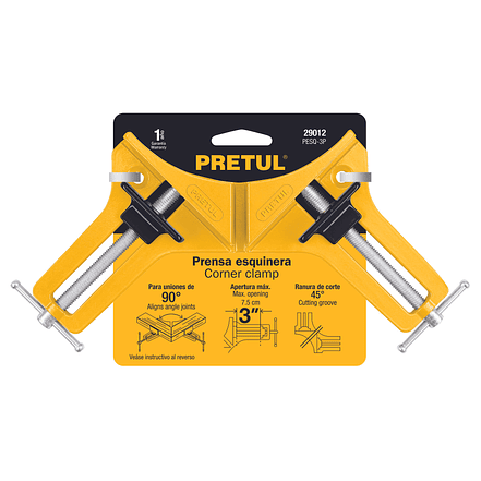 Prensa esquinera de 3