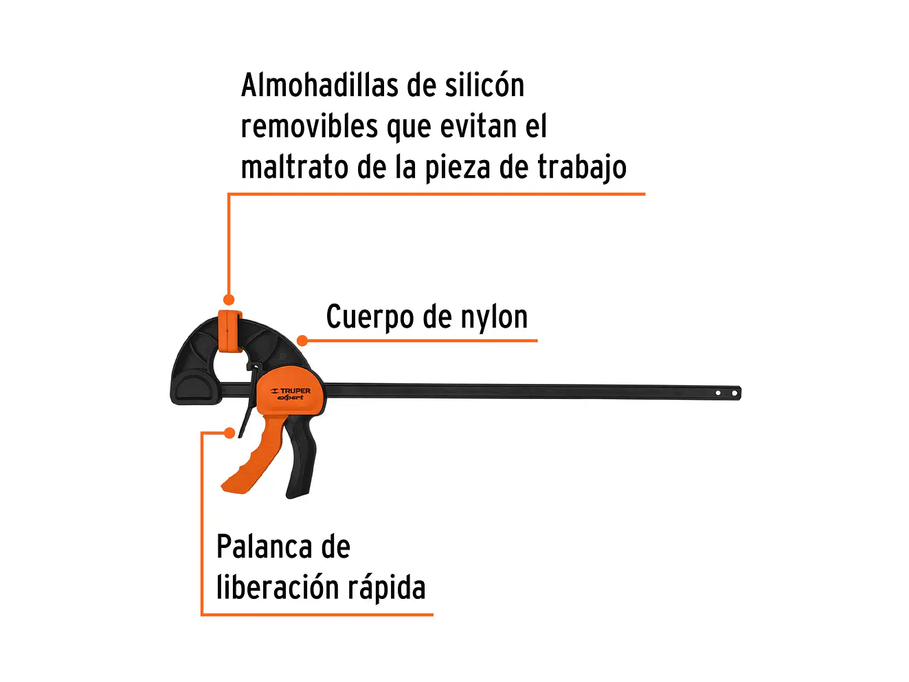 Prensa de Ajuste Rápido Truper 102629, 18