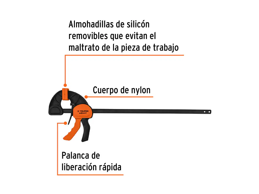 Prensa de Ajuste Rápido Truper 102629, 18