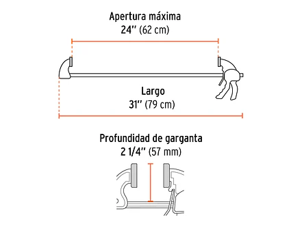 Prensa con Ajuste Rápido 24