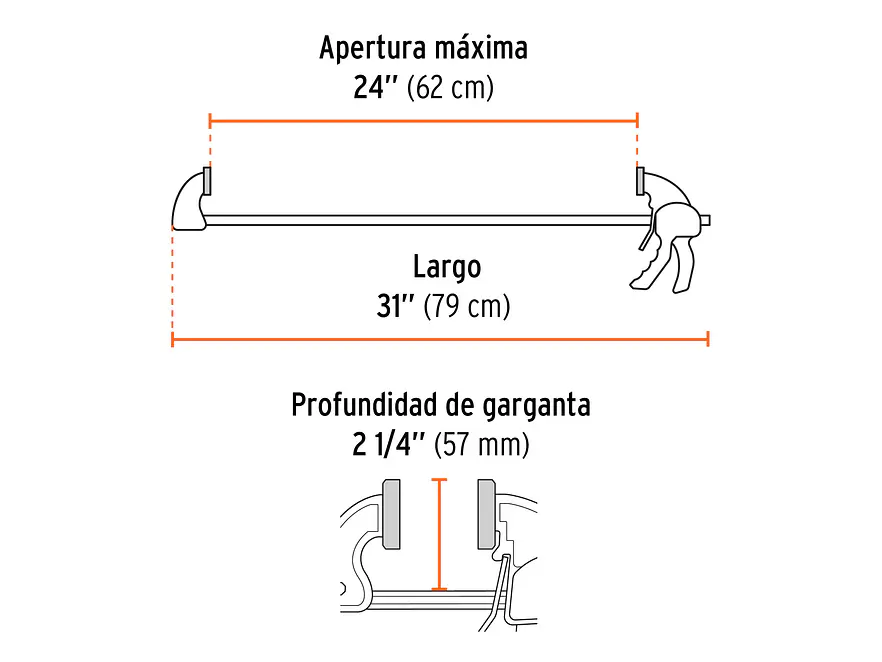 Prensa con Ajuste Rápido 24