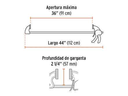 Prensa con Ajuste Rápido 36