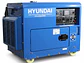 Planta Eléctrica Hyundai HYLDG6000S 5500W / 5.5 Kva Diésel, Monofásica y Cabinada - Miniatura 1 | aztools.co