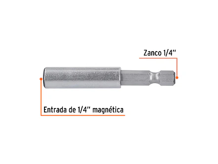 Estuche con 5 Extensiones Magnéticas Truper 11867, de 60 mm - Foto 2 | aztools.co