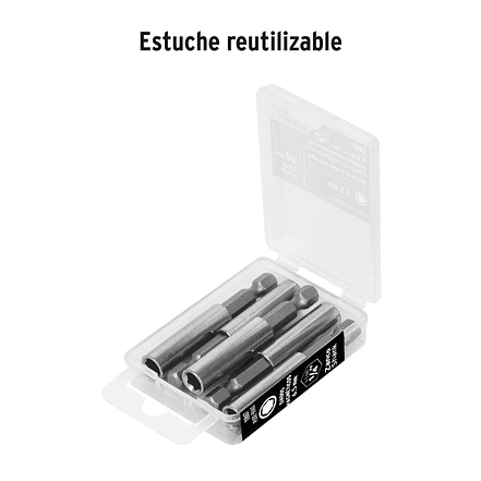 Estuche con 5 Extensiones Magnéticas Truper 11867, de 60 mm 4