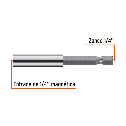 Estuche con 5 Extensiones Magnéticas Truper 11869, de 70 mm 2