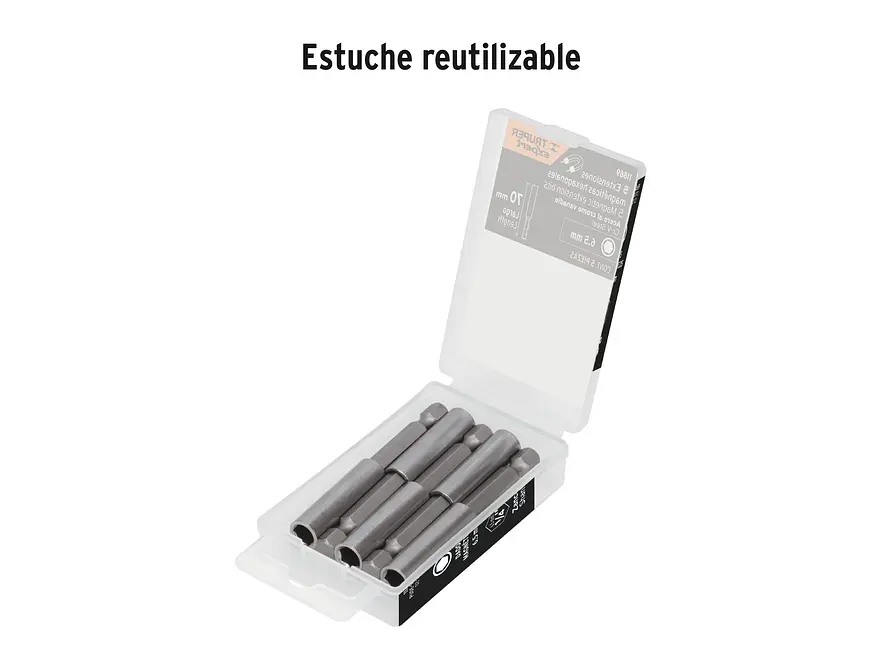 Estuche con 5 Extensiones Magnéticas Truper 11869, de 70 mm - Foto 5 | aztools.co