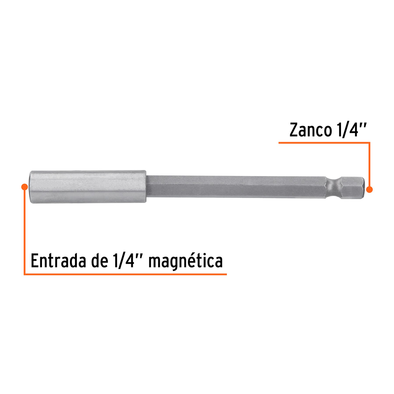 Estuche con 5 Extensiones Magnéticas Truper 11871, de 100 mm 3
