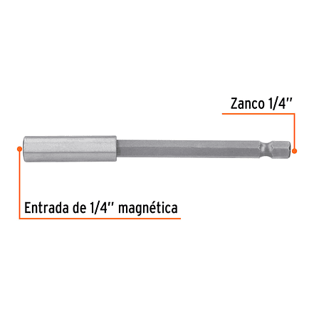 Estuche con 5 Extensiones Magnéticas Truper 11871, de 100 mm 3