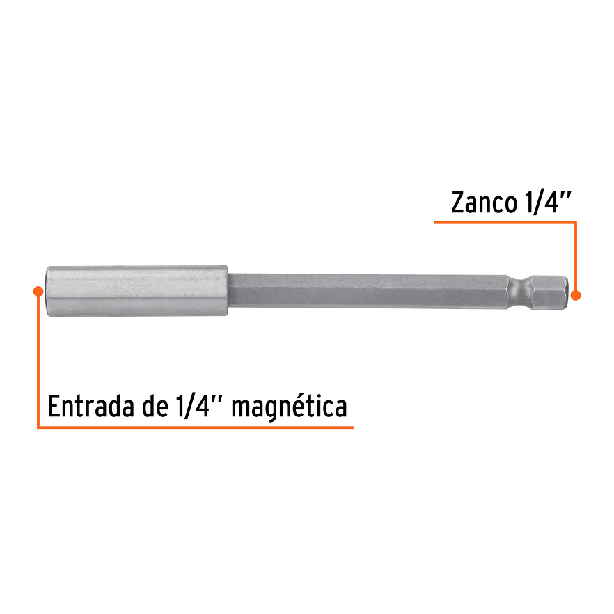Estuche con 5 Extensiones Magnéticas Truper 11871, de 100 mm 3