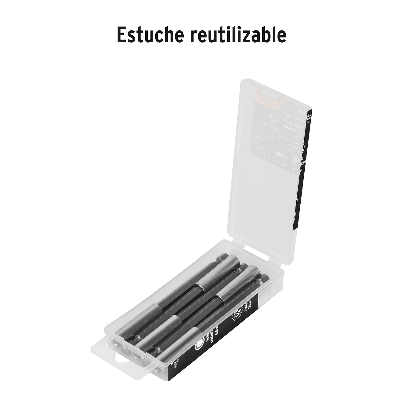 Estuche con 5 Extensiones Magnéticas Truper 11871, de 100 mm 5