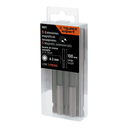 Estuche con 5 Extensiones Magnéticas Truper 11871, de 100 mm 6
