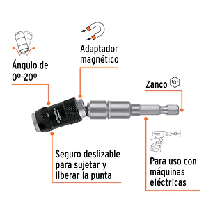 Extensión Magnética Articulada 4 3/4