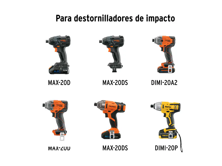 Adaptador para Destornilladores de Impacto 1/4