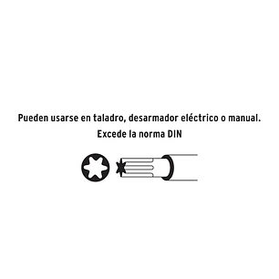 Juego de 7 puntas torx combinadas con seguro largo 2